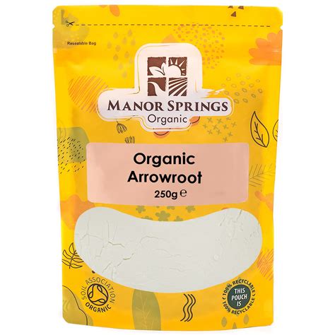 Manor Springs Organic Arrowroot Powder G Pure And Natural