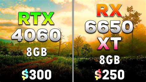 RTX 4060 8GB Vs RX 6650 XT 8GB PC Gameplay Tested YouTube