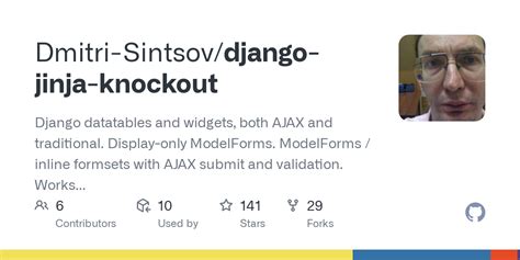 GitHub - Dmitri-Sintsov/django-jinja-knockout: Django datatables and ...