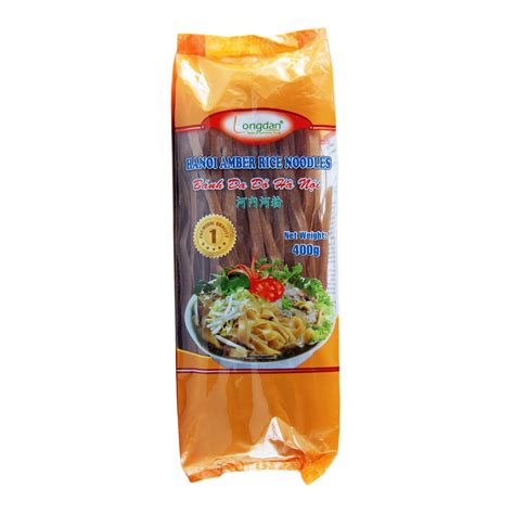 Longdan Hanoi Amber Rice Noodles 400g EthnicMixx World Flavours