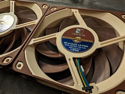 2xNoctua NF A12x25 LS PWM UltraQuiet Silent Fan 4 Pin Ventilator 120mm