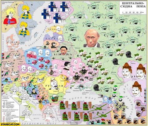 Meme Europe map explained current political situation | StareCat.com