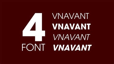 Tải Xuống Full Bộ 4 Font Chữ Vnavant Việt Hóa Bộ Font Chữ Văn Bản