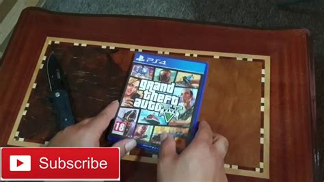 Unboxing GTA 5 For PS4 Slim YouTube