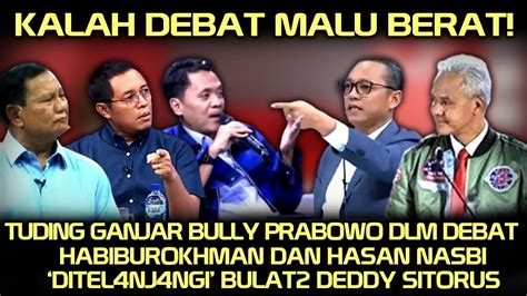 Kalah Debat Malu Berat Tuding Ganjar Bully Prabowo Dlm Debat