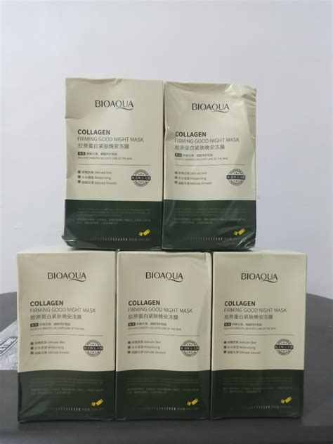 BIOAQUA Collagen Firming Sleeping Mask, Beauty & Personal Care, Face ...