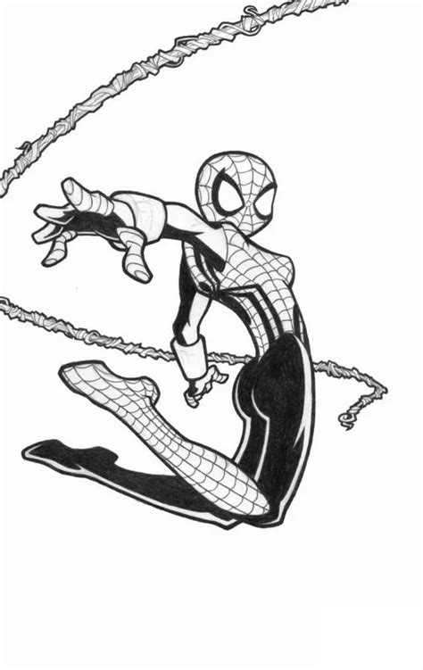 Spider Woman Coloring Pages Monster Coloring Pages Spider Coloring