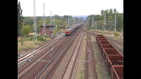 Durchfahrt Eisenh Ttenstadt G Terbahnhof Youtube