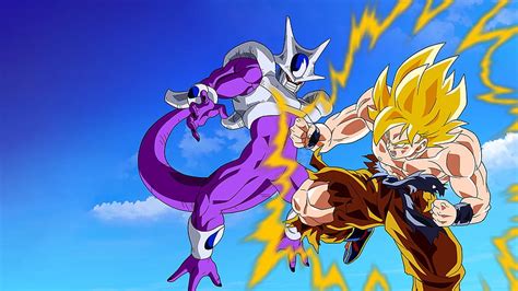 Dbz Goku Vs Cooler Anime Super Saiyan Character Dbz Tv Series Legendary Hd Wallpaper