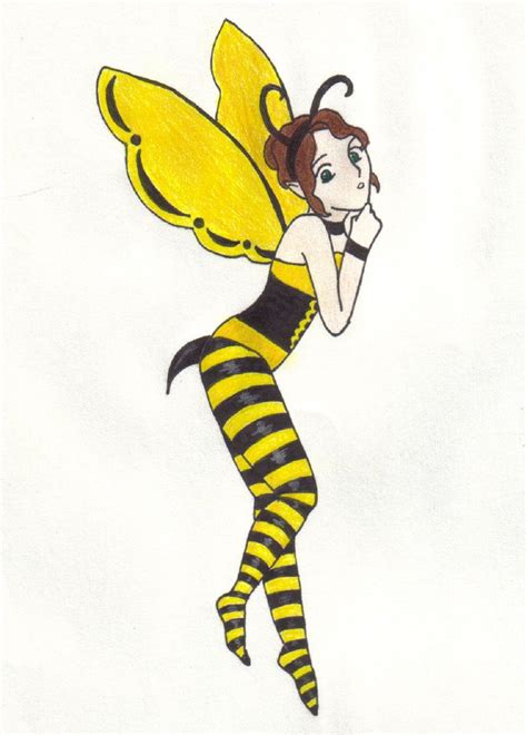 Bumble Bee Fairy By Ladywinter Bee Art Fairy Drawings Bee