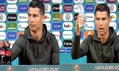 Ronaldo Coca Cola Luefa Multe A Chi Sposta Le Bottiglie Il Paragone