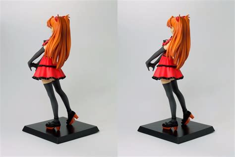 セガ エヴァ プレミアムフィギュア ゴシック・ナイト アスカ レビュー 3dの立体視でフィギュアを眺めるブログ（空き家）