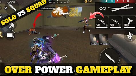 Babatech King Of Solo Vs Squad Best Ff Gameplay Garena Free Fire