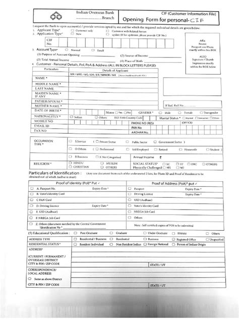 Ckyc Form New Pdf