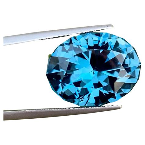 Radiantly Swiss Blue Topaz Gemstone 2465 Carats Quality Stone Topaz