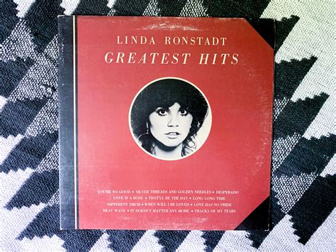 Linda Ronstadt Greatest Hits Vinyl Record Youre No Good Etsy Canada