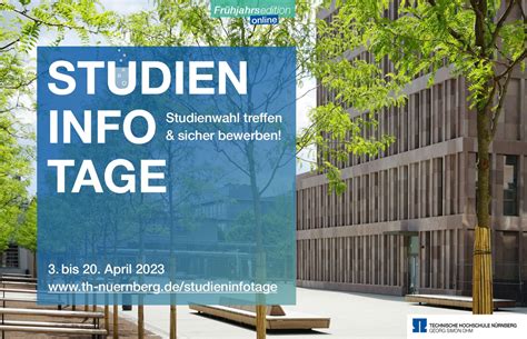 Online Studieninfotage an der TH Nürnberg