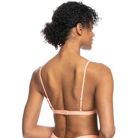 Roxy Sd Beach Classics Fixed Tri Bikini Top Orange Dressinn