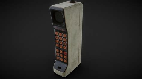 Motorola Dynatac 8000x 3d Model By Quasarwei C4039e3 Sketchfab