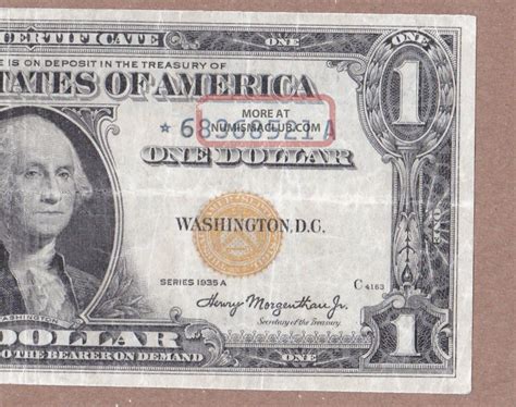 A Yellow Seal Silver Certificate North African Star Note