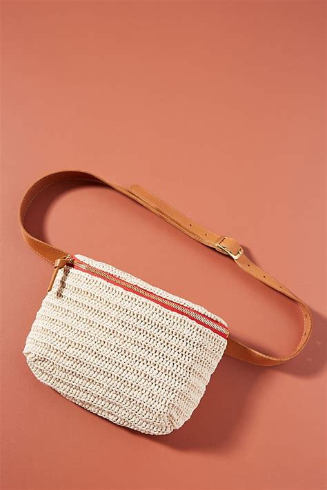 Clare V Raffia Belt Bag Anthropologie