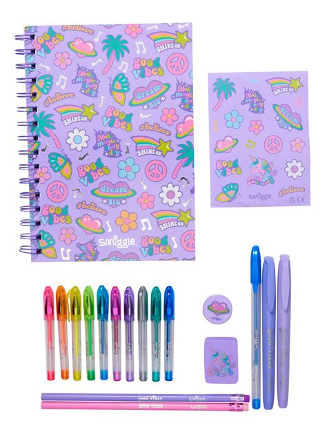 All Stars A5 Essentials Stationery Gift Pack Lilac Smiggle Online