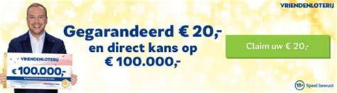 Meespelen VriendenLoterij Alle Gratis Cadeau Acties