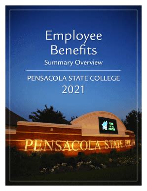 Fillable Online Pensacolastate Eduemployee Benefitspensacola State