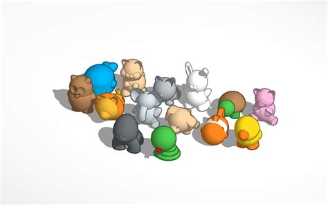 3d Design Small Animals Tinkercad