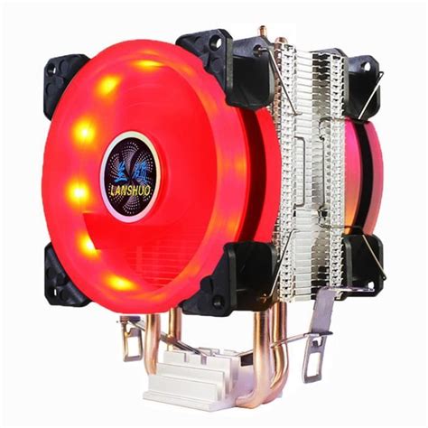 Ventilateur Led Rouge Pin Lga X X Ventilateur De