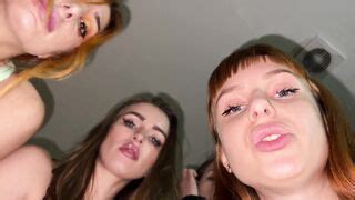 Ppfemdom Dominant Foursome Girls Spit On You Close Up Pov Spitting