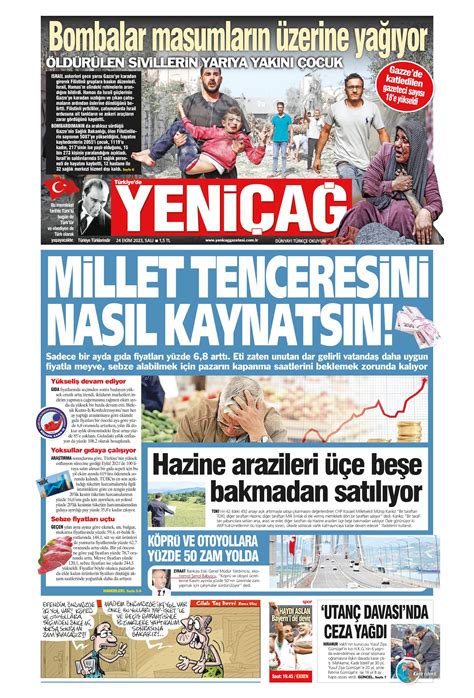 T Rkiye De Yeni A Gazetesi Ekim Sal G N Man Eti