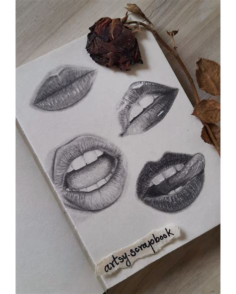 Realistic lips drawing | Lips drawing, Drawing practice, Realistic drawings