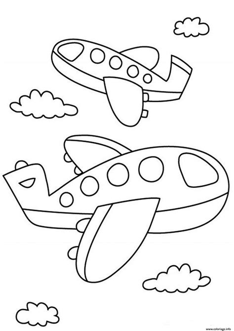 Coloriage Avion Maternelle Facile Jecolorie The Best Porn Website