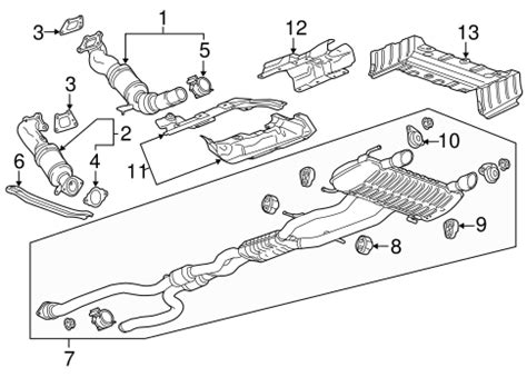 Exhaust Components For Cadillac Ats Oem Parts Online