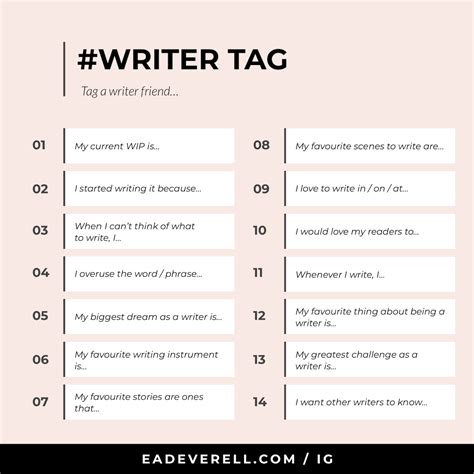 Instagram Templates For Writers Creative Writing Blog Book Writing