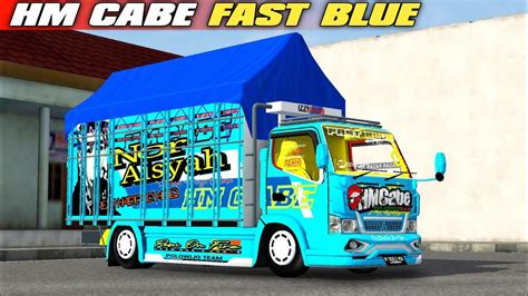 Share Mod Truck Hm Cabe Fast Blue Terbaru Mod Bussid Terbaru Youtube