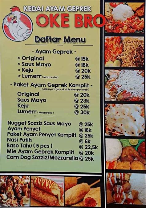 Detail Contoh Daftar Menu Ayam Geprek Koleksi Nomer 39