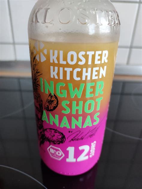 Kloster Kitchen Ingwer Shot Ananas Kalorien Neue Produkte Fddb