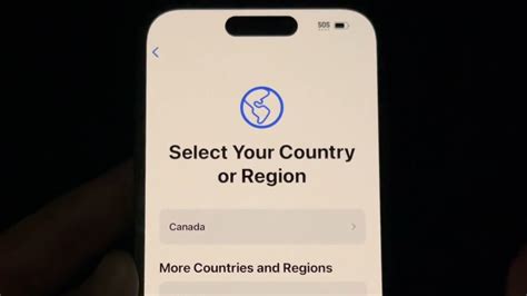 Select Your Country Or Region Choose Your Language During Iphon