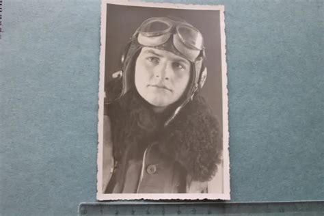 Foto Photo Ww Wk Portrait Portr T Wehrmacht Pilot Flieger