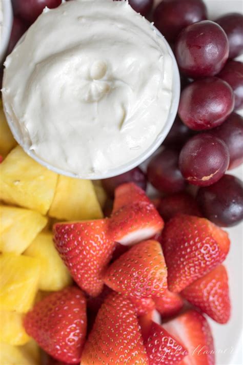 Amazing Three Ingredient Fruit Dip In Two Minutes Julie Blanner