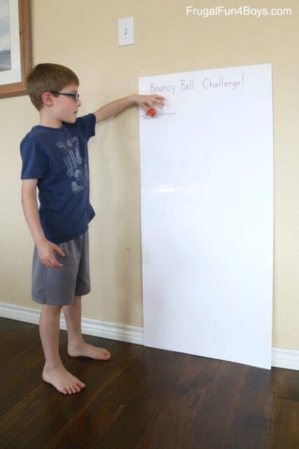 Bouncy Ball Science Experiment {Science Fair Idea} - Frugal Fun For Boys and Girls