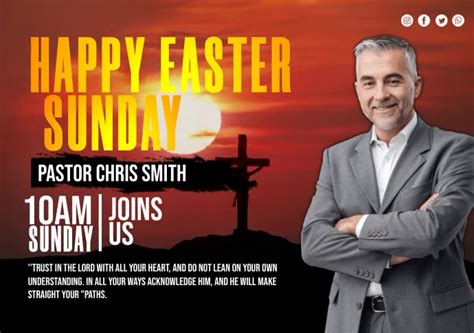 Easter Sunday Video Ads Template Postermywall