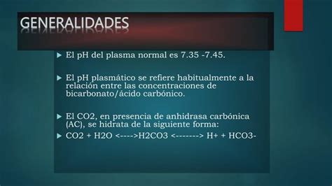 Equilibrio Acido Base Alcalosis Y Acidosis Pptx