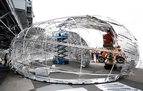 Pavilion Conveys Sounds Of Nasa Satellites In Space