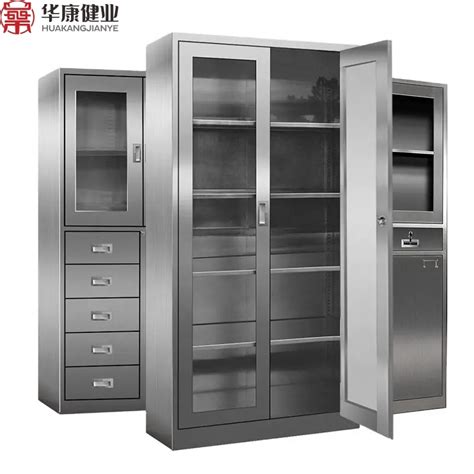 Medical Apparatus And Instruments Storage Metal Hospital Cabinet