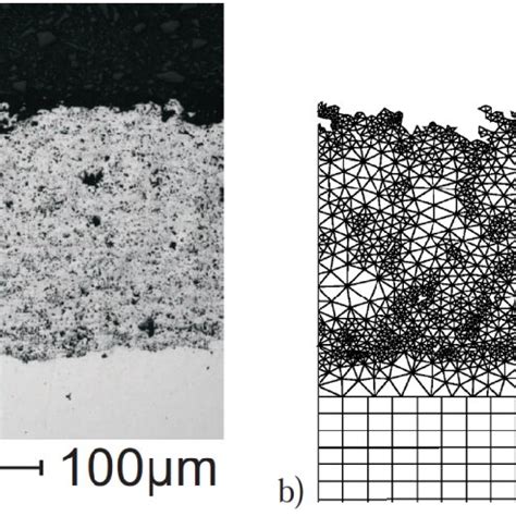 A An Exemplary Micrograph Obtained From A Plasma Sprayed Coating With