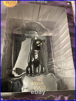 Hocus Pocus Statue Binx Cat Graveyard Tombstone Halloween Witch Spell