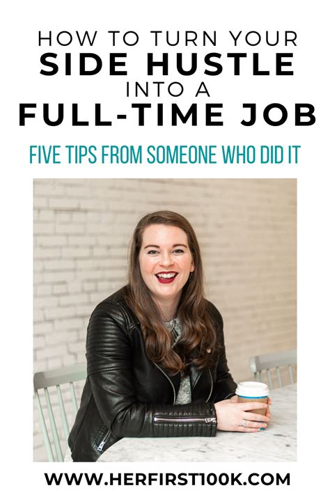 Tori Dunlaps 5 Tips To Turn A Side Hustle Into A Full Time Job Side